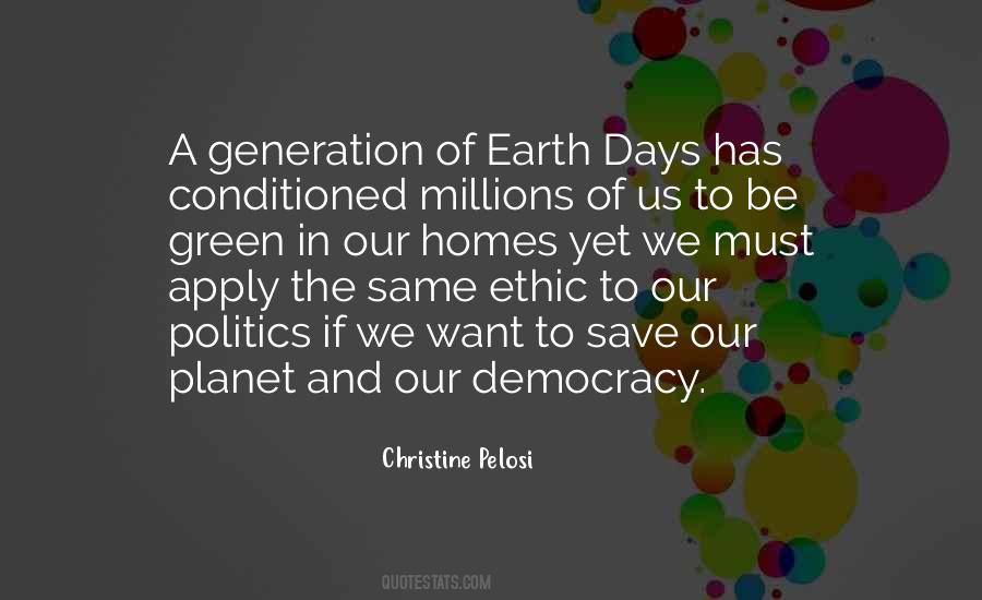 Quotes On Save The Planet Earth #61910