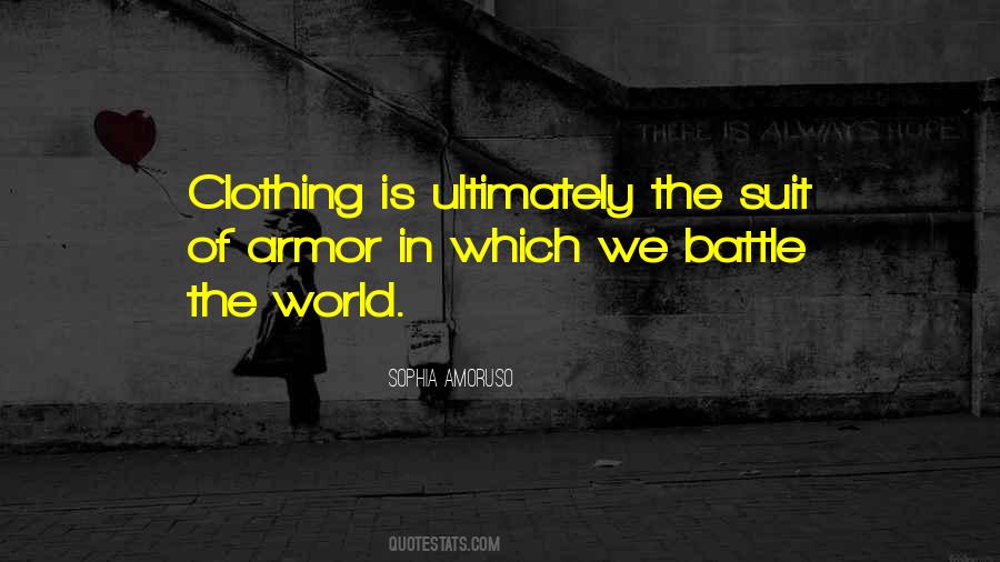 Suit Of Armor Quotes #37256