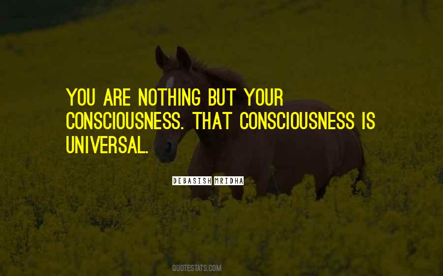 Consciousness Is Quotes #1016209