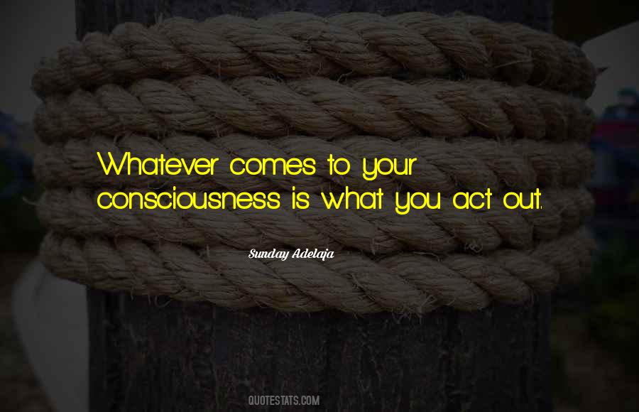 Consciousness Is Quotes #1208465