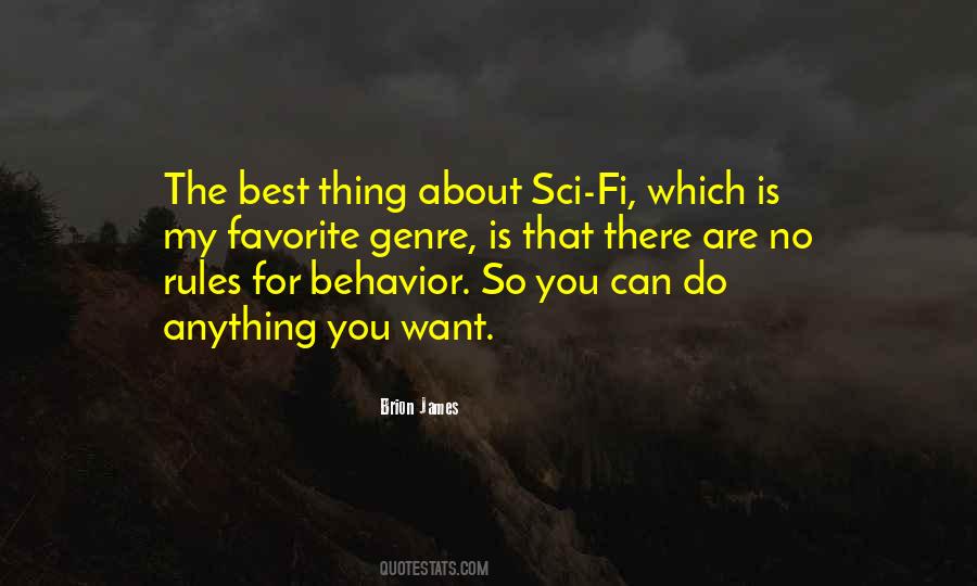 Quotes On Sci Fi Genre #24873