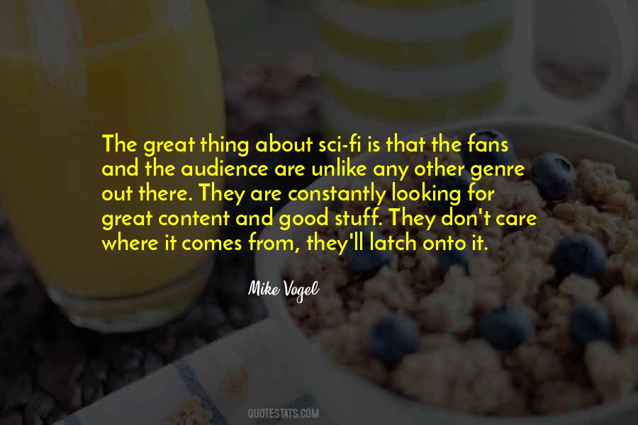 Quotes On Sci Fi Genre #991469