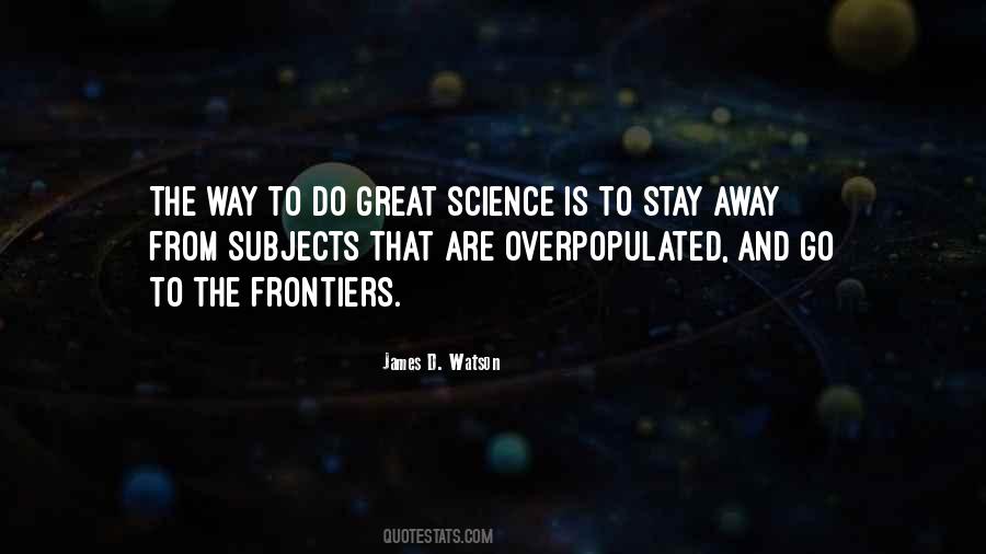 Quotes On Science Subjects #1444961