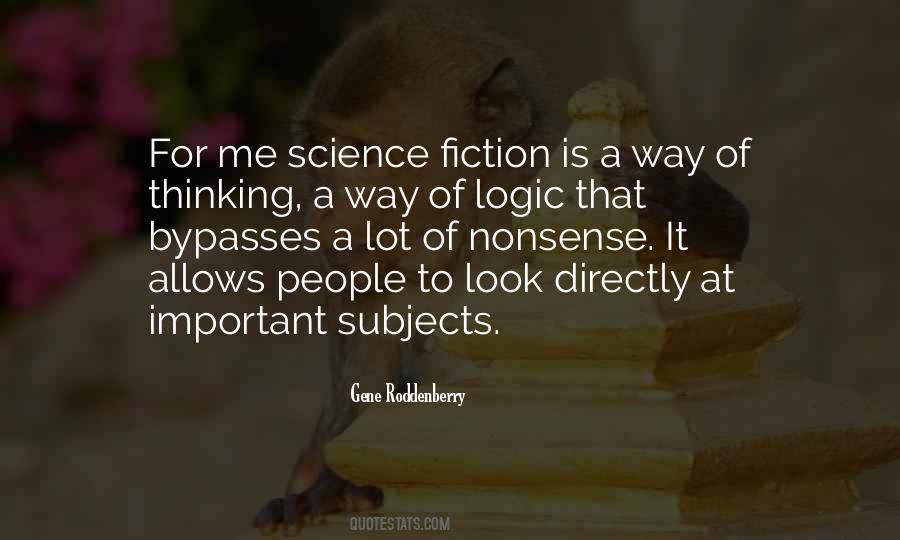 Quotes On Science Subjects #1515063