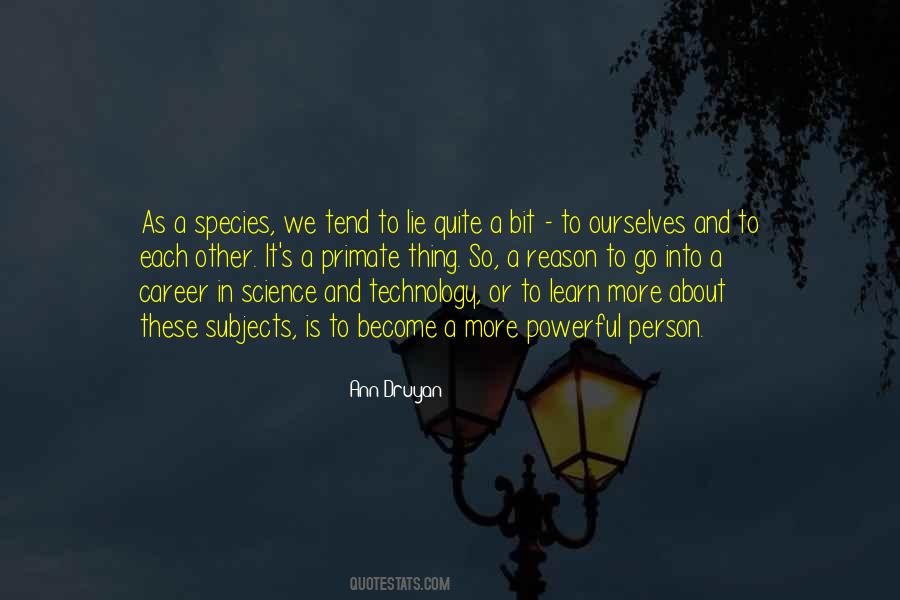 Quotes On Science Subjects #1873208