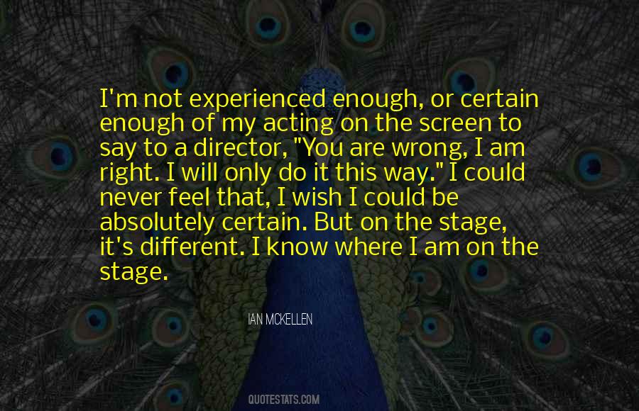 Quotes On Screen Acting #1228608