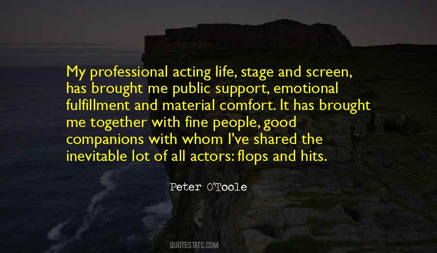 Quotes On Screen Acting #1402176