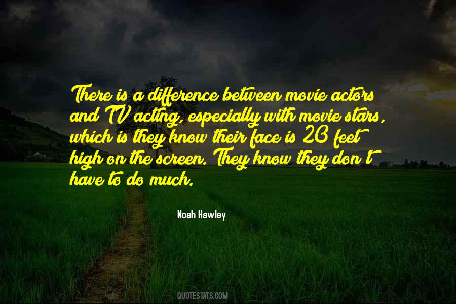 Quotes On Screen Acting #1597874