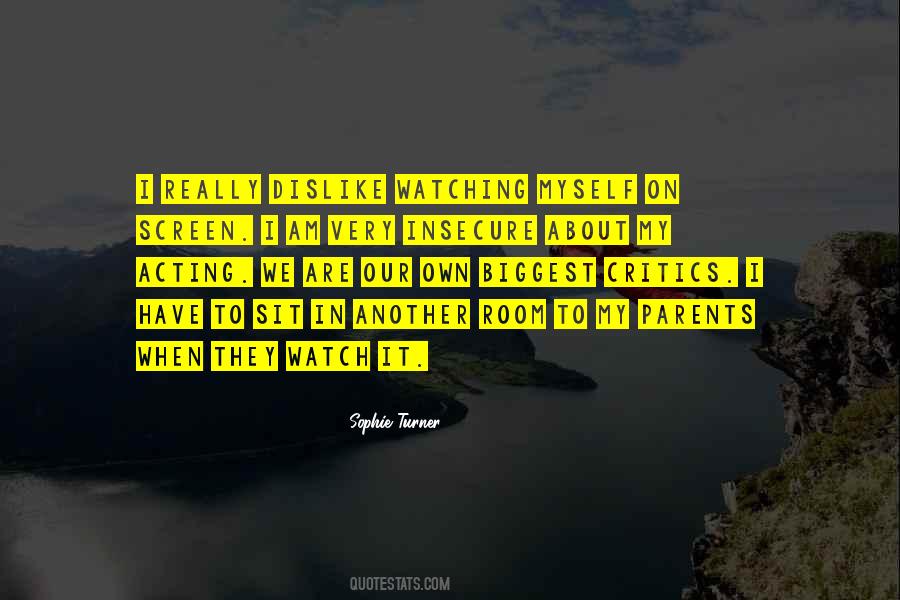 Quotes On Screen Acting #1653496