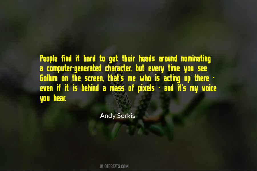 Quotes On Screen Acting #1812550