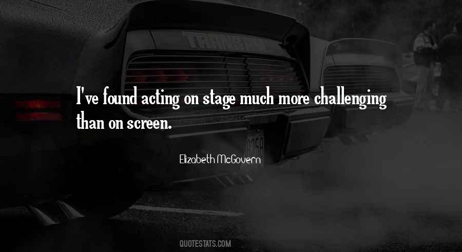 Quotes On Screen Acting #854125