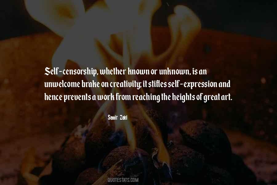 Quotes On Self Censorship #1169835