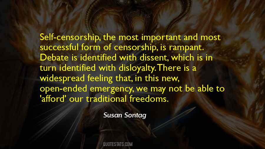 Quotes On Self Censorship #1578138