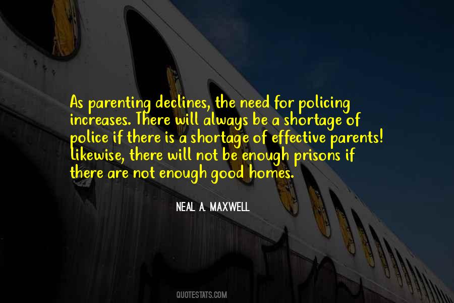 Police Shortage Quotes #1868625
