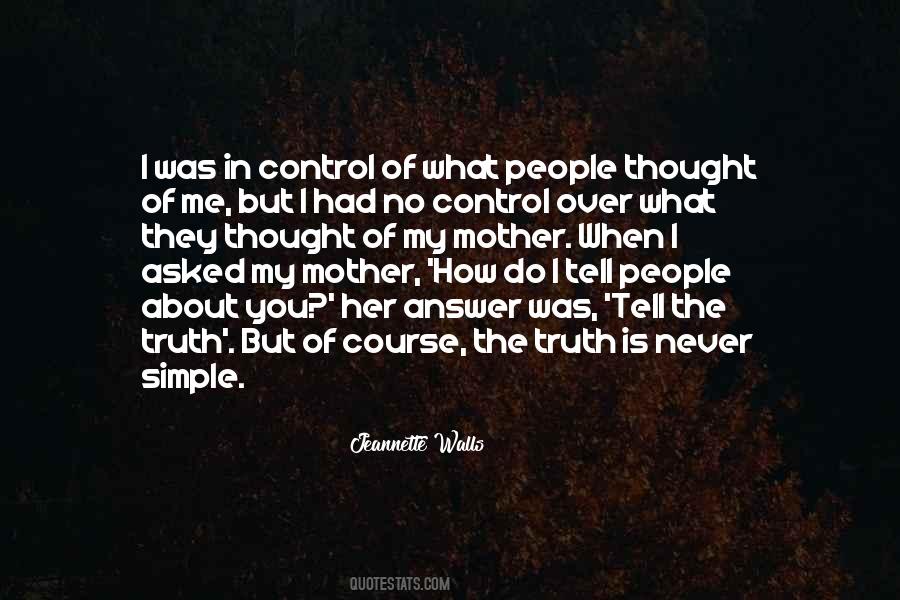 Quotes About Thought Control #688622