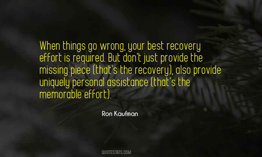 Quotes On Service Recovery #1630595