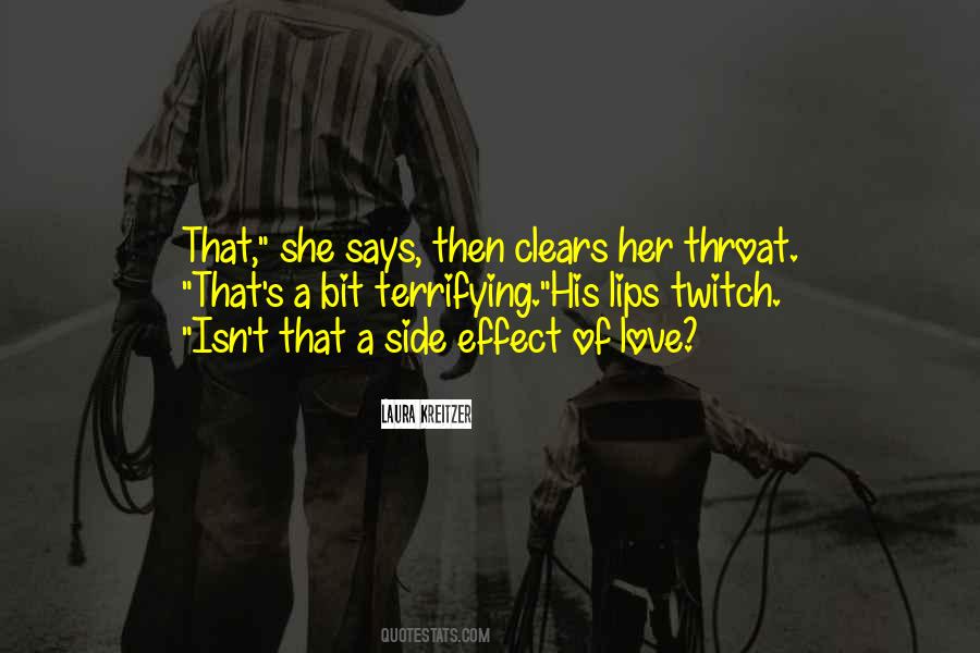 Quotes On Side Effects Of Love #1042625