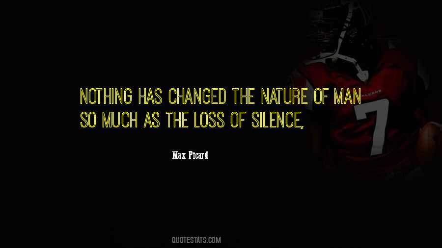 Quotes On Silence Of Nature #1212631