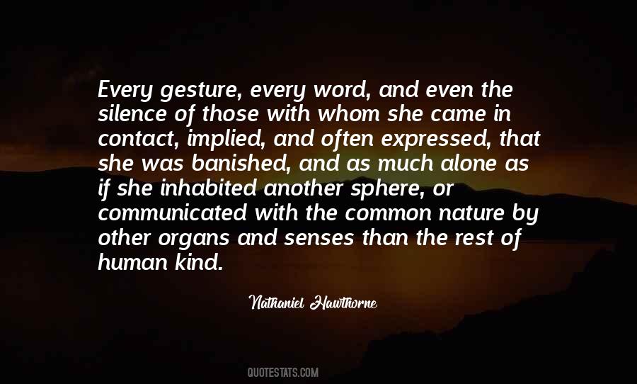 Quotes On Silence Of Nature #532572