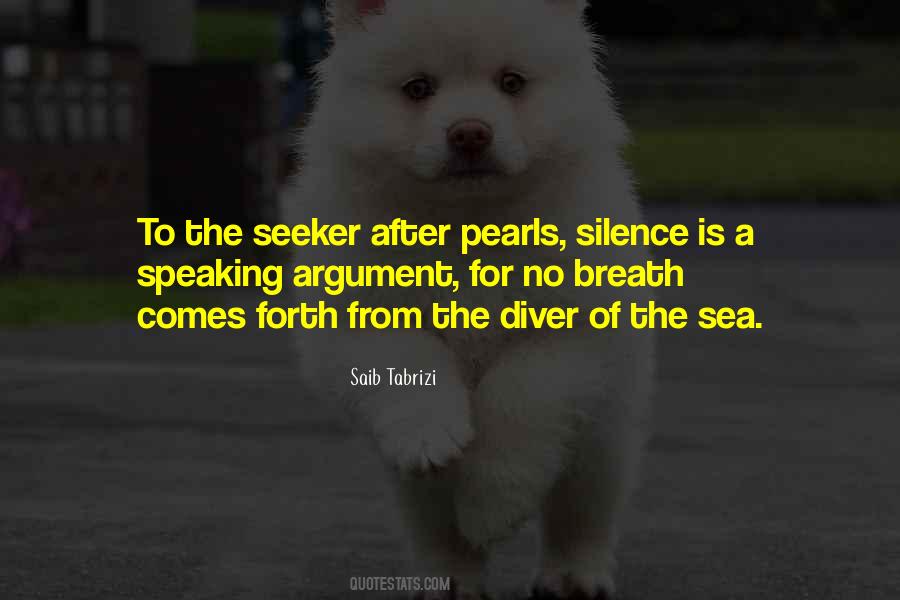 Quotes On Silence Of Sea #1796030