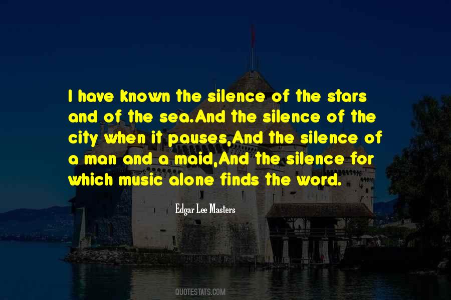 Quotes On Silence Of Sea #849358