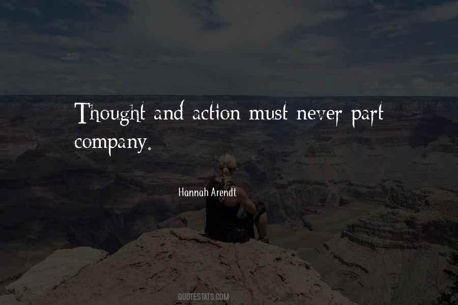 Quotes About Thought And Action #1036025