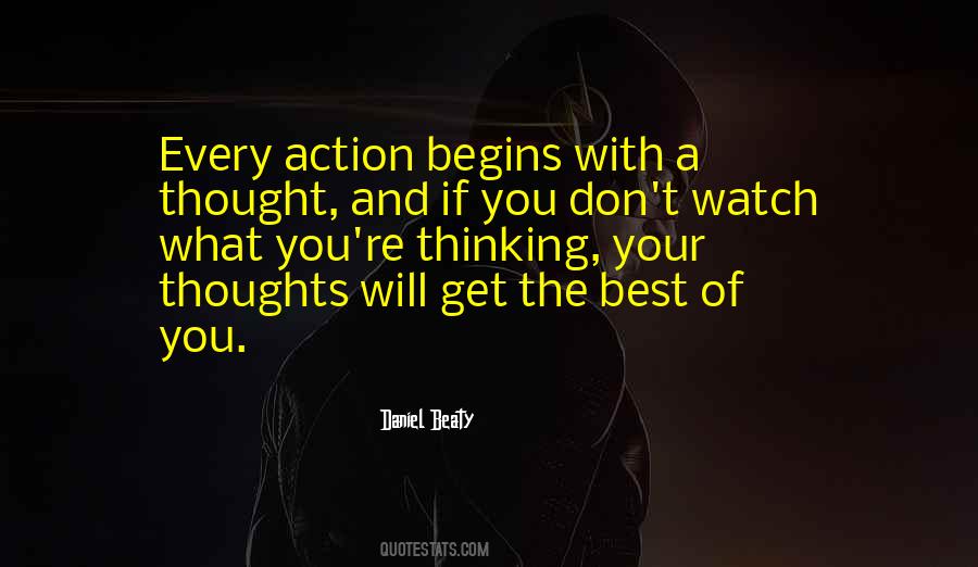 Quotes About Thought And Action #145948