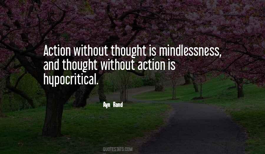 Quotes About Thought And Action #44017