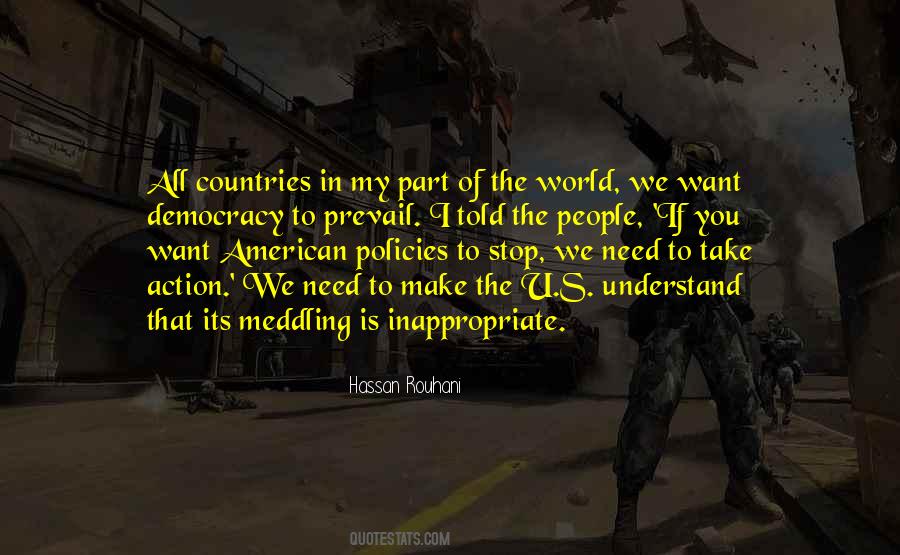 Quotes About Not Meddling #1607743