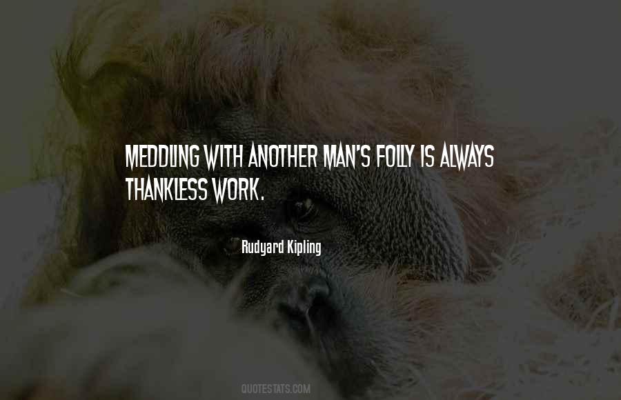 Quotes About Not Meddling #462242