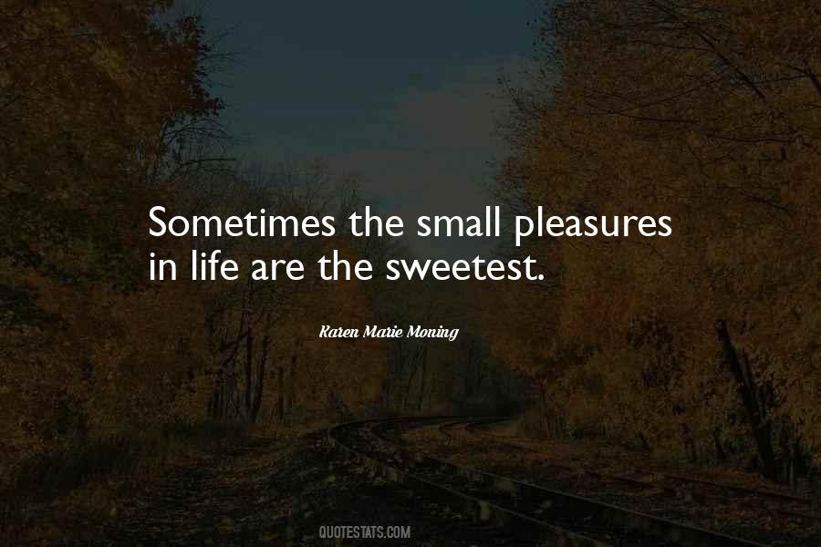 Quotes On Small Pleasures Of Life #1069843