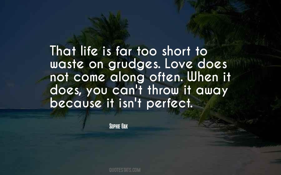 Life Is Too Short To Waste Quotes #226557