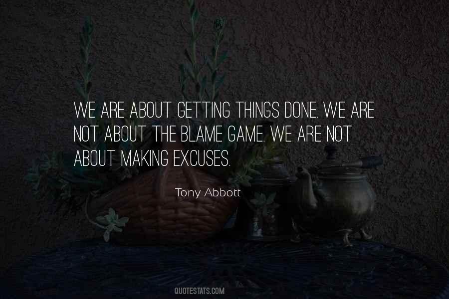 Quotes About Not Making Excuses #991131
