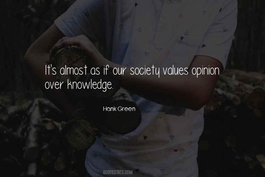 Quotes On Society Values #1539837