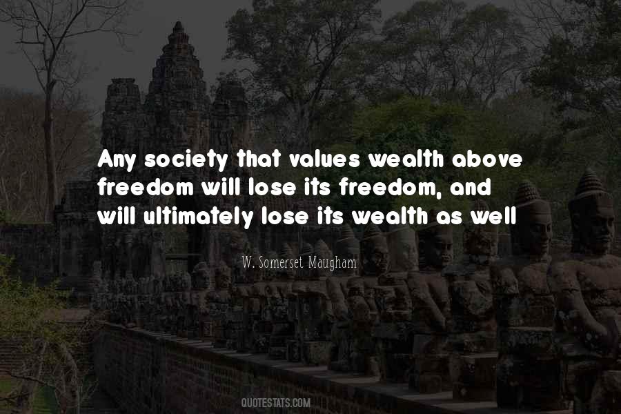 Quotes On Society Values #256455