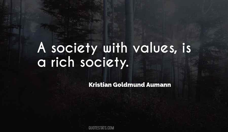 Quotes On Society Values #681323