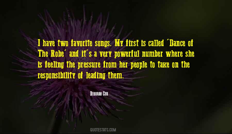 Quotes On Songs And Dance #1739984