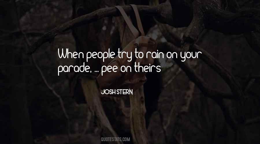 Rain On My Parade Quotes #1116255