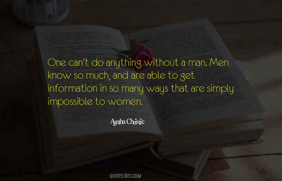 Men Without Women Quotes #42961