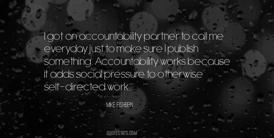 Work Accountability Quotes #148623
