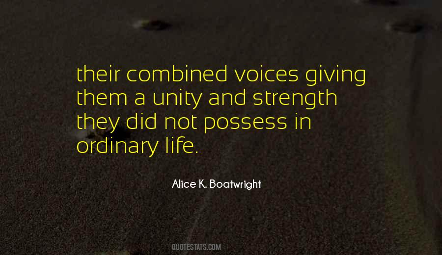 Quotes On Strength And Unity #1079106