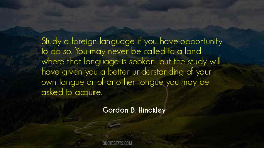 Understanding Language Quotes #1533083