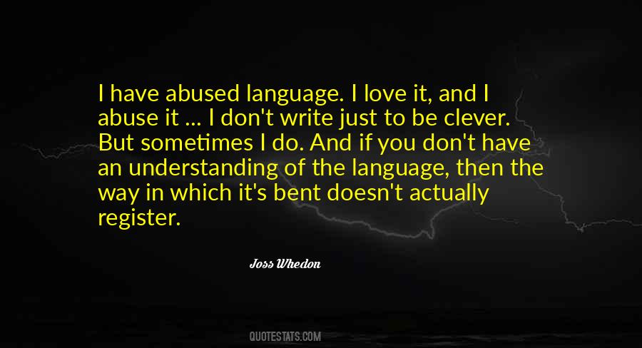 Understanding Language Quotes #299015