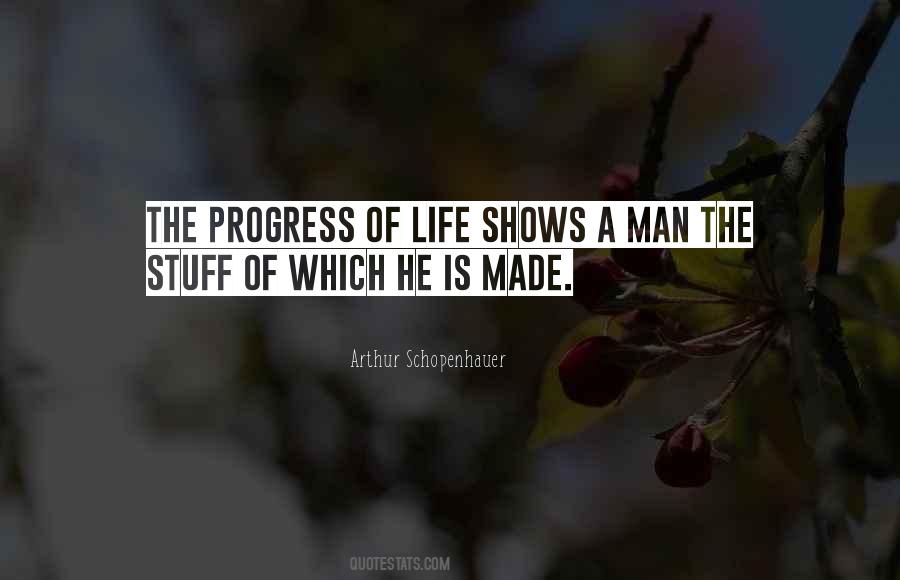 Life Progress Quotes #121214