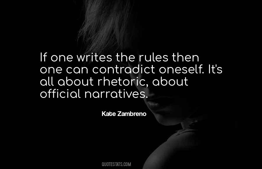 Writing Rules Quotes #516723