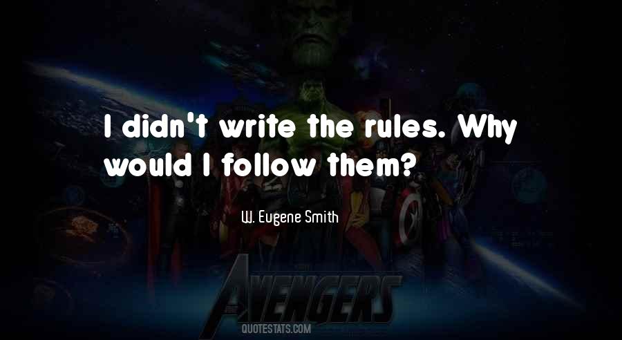 Writing Rules Quotes #640983