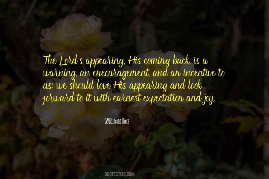 Joy Is Coming Quotes #1517032