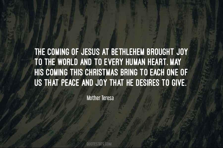 Joy Is Coming Quotes #1571479