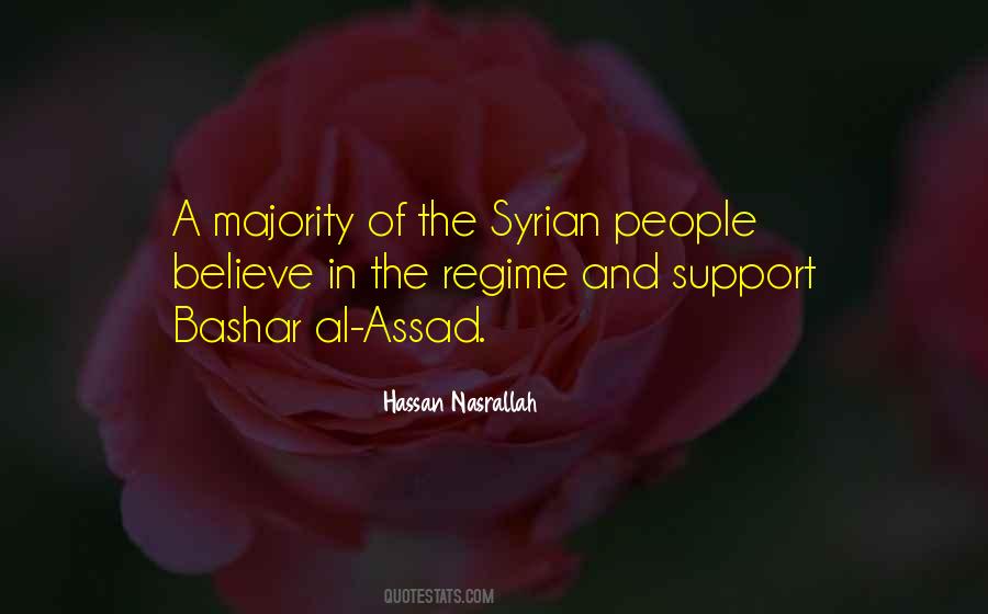 Assad Regime Quotes #1185600