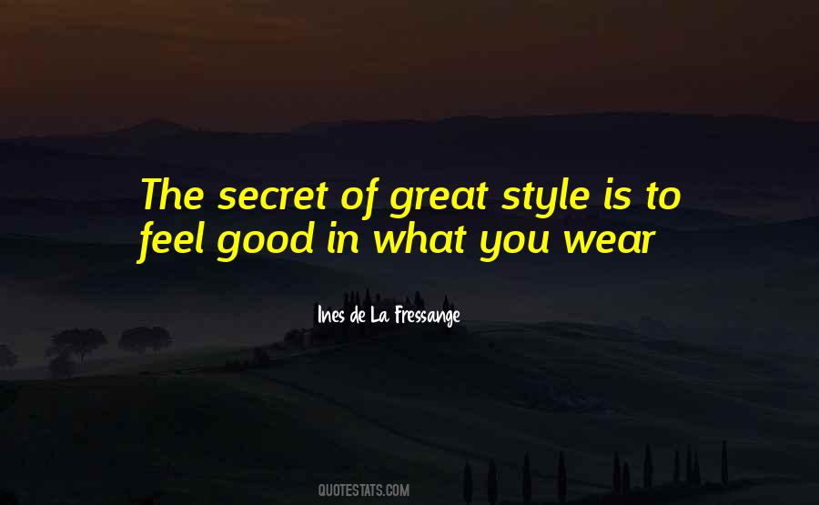 What Is Style Quotes #175404